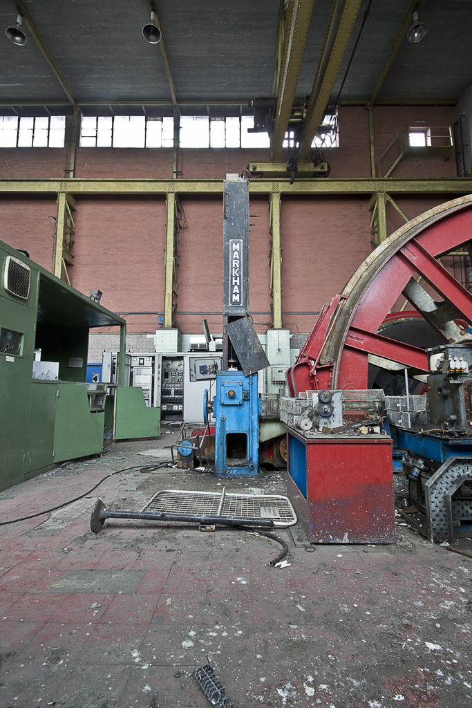Wonderful machinery now lain to waste.