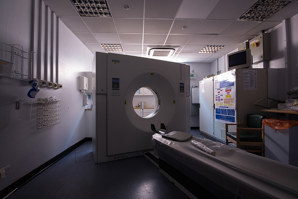 A CT scanner, this has now been removed