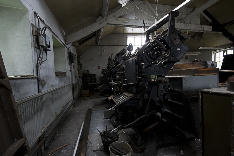 The old presses.